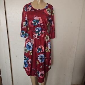 Floral Print Women's Dress